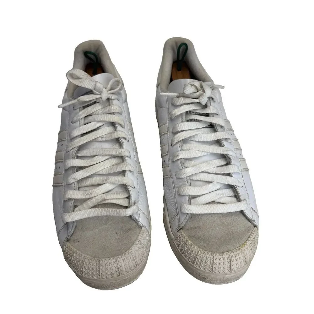 ADIDAS Mens Size 12 Rare Vintage 2005 Halfshells White Low Top Sneakers 133032